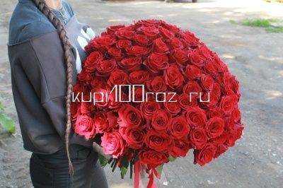 Букет из 101 Эквадорской розы Эксплорер